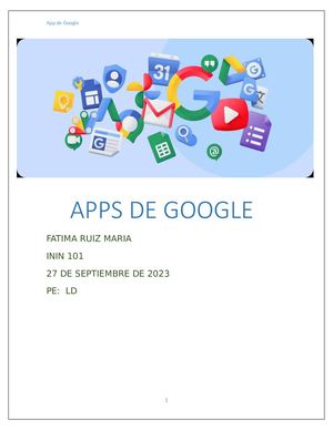 Uso y aplicaciones de las herramientas de google