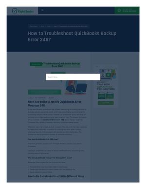 Calaméo - How To Troubleshoot Quick Books Backup Error 248