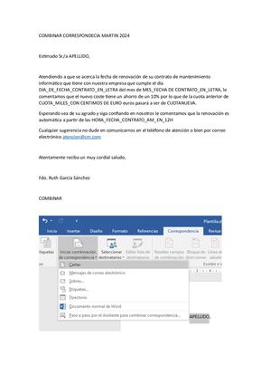 Combinar Correspondencia Martin 2024 Tipos de datos
