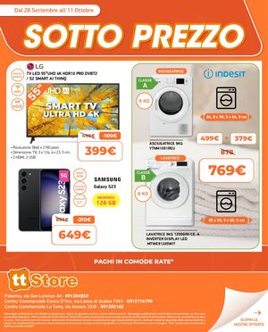 Volantino Settembre Ttstore