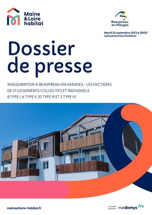 Dossier de presse - Beaupréau-en-Mauges : Inauguration
