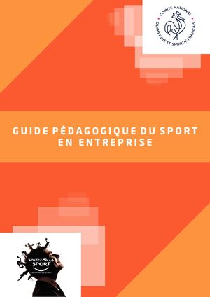 Guide Pedagogique Du Sport En Entreprise Cnosf