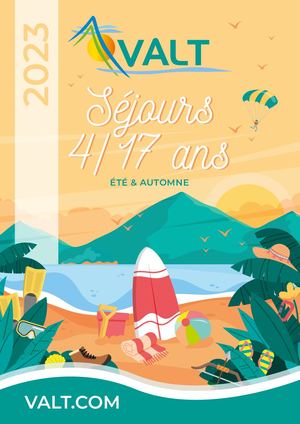 Valt brochure éte 2023 - Agence Comtogether.fr