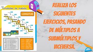Ejercicios: Múltiplos u submúltiplos del metro.