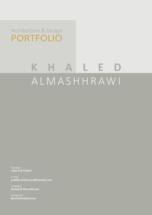 Khaled Almashhrawi Portfolio 2023