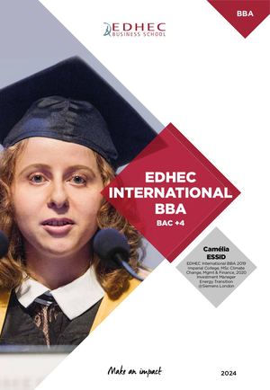 EDHEC International BBA_Brochure FR 2023-2024