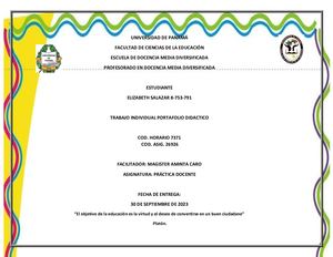 Portafolio Didactico Elizabeth Salazar