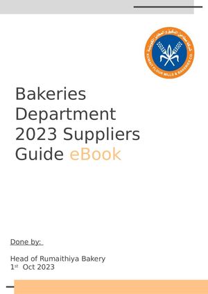 Bakeries Department 2023 Suppliers Guide Ebook 1 10 2023