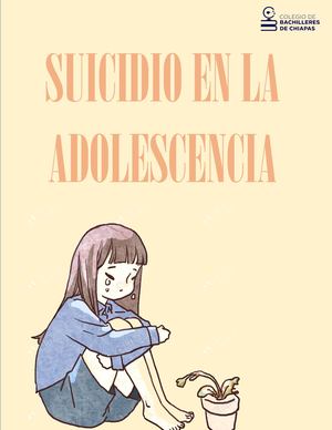 Suicidio En La Adolescencia
