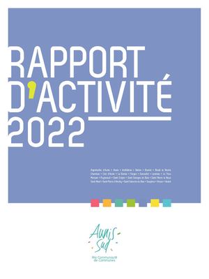 AUNIS SUD RAPPORT D'ACTIVITÉ 2022