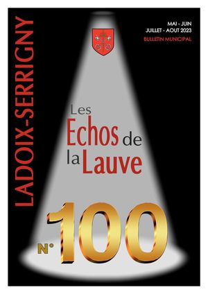 Les Échos de la Lauve - mai juin juillet août 2023- Numéro 100