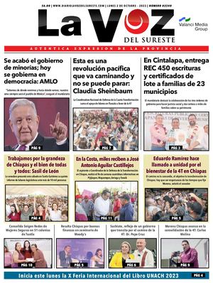 La Voz del Sureste 02 10 2023