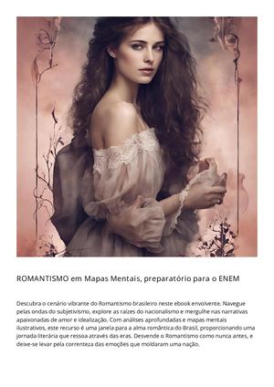 ROMANTISMO em Mapas Mentais, preparatório para o ENEM