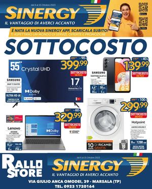 Volantino Sinergy - valido dal 6 al 15 Ottobre