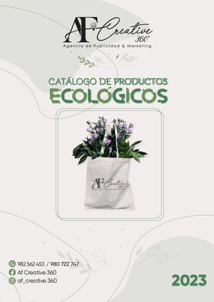 Catálogo Ecológico Af Creative 360