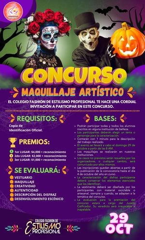 Convocatoria Concurso Maquillaje