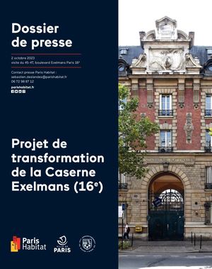 Dossier Presse Caserne Exelmans