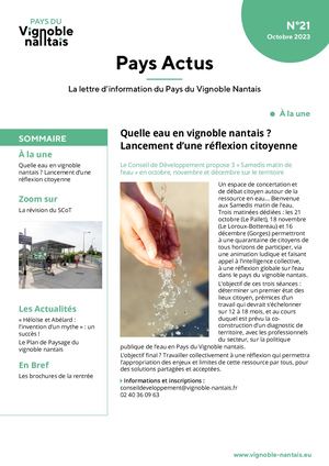 Lettre Infos - Octobre 2023