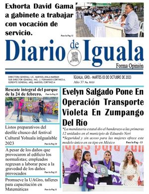 Martes 03 De Octubre Del 2023 Diario De Iguala