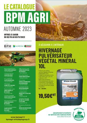 BPM AGRI DELTA FORCE AUTOMNE 2023