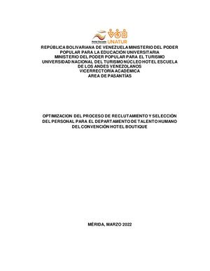 Informe N°1731 Pasantia Administrativa Trabajo De Grado 2022