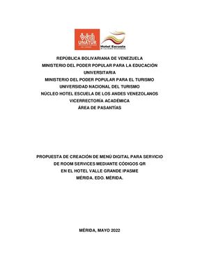 Informe N°1735 Pasantia Administrativa Trabajo De Grado 2022