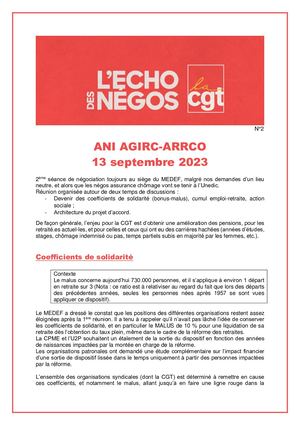 ECHO DES NEGOS N°2 - ANI AGIRC