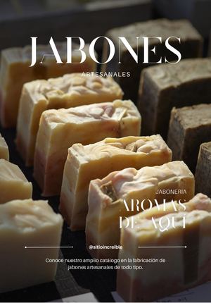 Revista Jabones Artesanales Minimalista Blanco