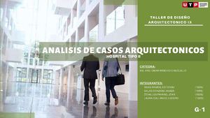 G1 Casos Arquitectónicos De Hospitales Tipo II