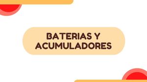 Baterias Y Acumuladores