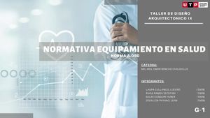 Normativa Equipamiento En Salud