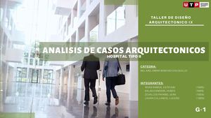 Casos Arquitectónicos De Hospitales Tipo Ii 2