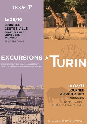excursion turin resalp