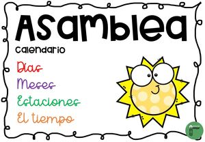 Plantillas de Asamblea para Infantil