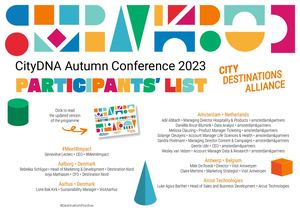 Participants List CityDNA Autumn Conference Valencia October 2023