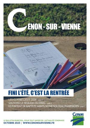 Bulletin Municipal Octobre - Le mag #1 Cenon-sur-Vienne