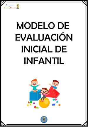 Evaluación Inicial Infantil