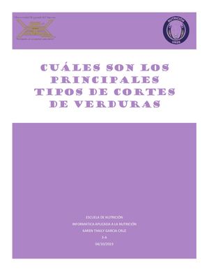 Diagramas De Flujo Cortes De Vegetales