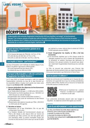 Taxe Foncière Octobre 2023