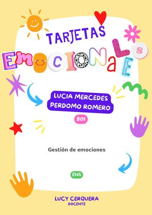 Tarjetas Emocionales Lucia Perdomo Romero