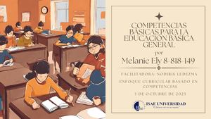 Competencias básicas para la Educación Básica General