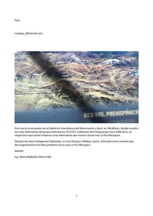 Ruta Preincaica Como Ruta Alternativa