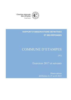 Rapport CRC
