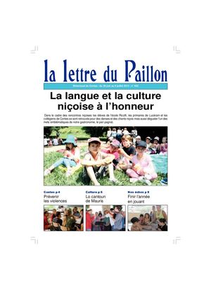 Lettre du Paillon N°643