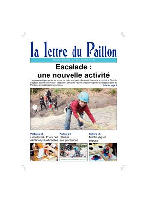 Lettre du Paillon N°639