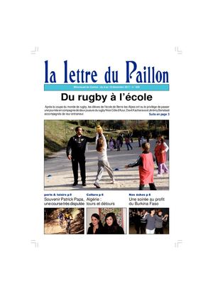 Lettre du Paillon N°629