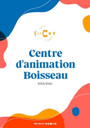 Centre Georges Boisseau - Programme 2023/2024