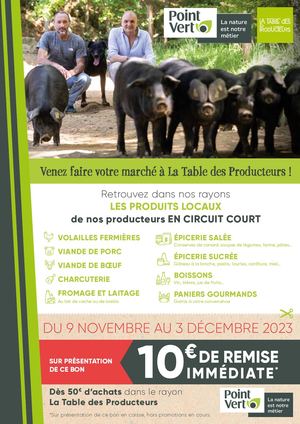 La Table des producteurs - Notoriété - Euralis Point Vert