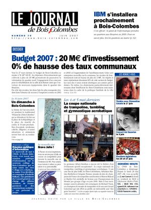 JBC N°70 — JUIN 2007 - Le journal de Bois-Colombes