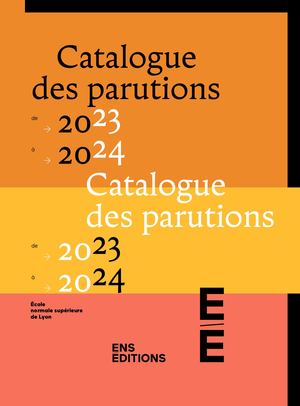 Catalogue des Éditions de l'ENS de Lyon